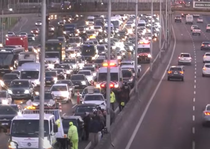 Caos en Panamericana: demoras por accidentes este martes 9 de septiembre