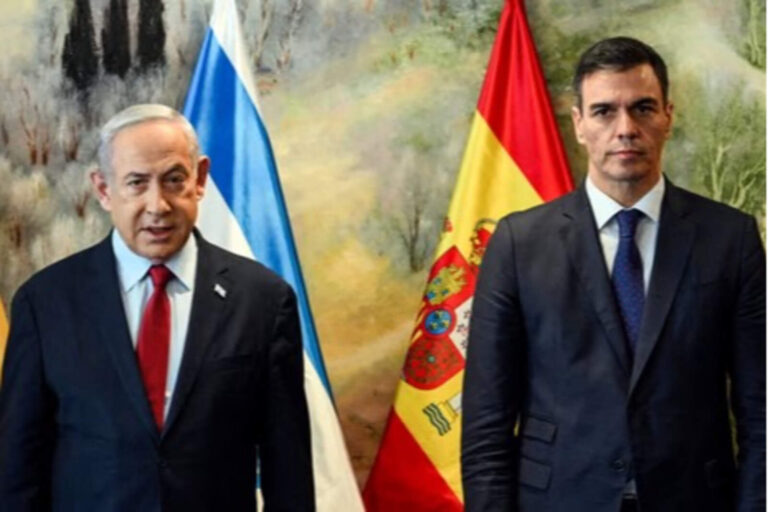 Tensión bilateral entre el gobierno comunista antisemita de España e Israel