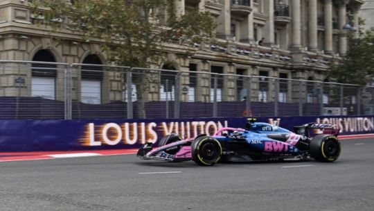 Colapinto ya está clasificando en el Gran Premio de Azerbaiyán