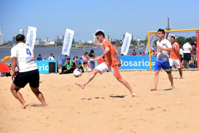 Fútbol Playa: los mejores equipos del continente jugarán en Rosario