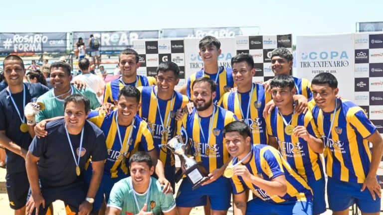 Fútbol Playa: Argentino perdió la final contra Sportivo Luqueño de la Copa Tricentenario de Rosario