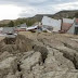 Dramática evacuación en Comodoro Rivadavia por un deslizamiento de tierra: Mi casa se abrió a la mitad