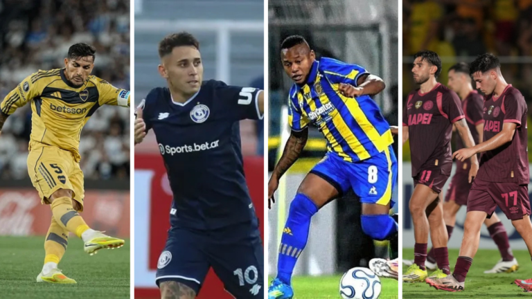 Gráfico con los resultados de los equipos argentinos en la primera fecha de las copas Libertadores y Sudamericana
