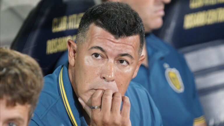 Jugadores de Rosario Central en el Gigante de Arroyito
