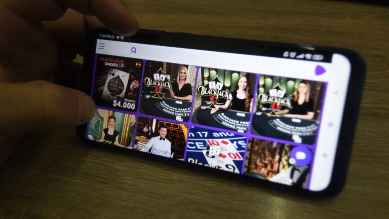 Captura de pantalla de la aplicación StopApuestas en un teléfono celular