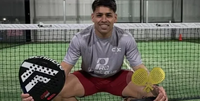 Brayan Alexis Torres, jugador de pádel argentino fallecido en accidente en Honduras