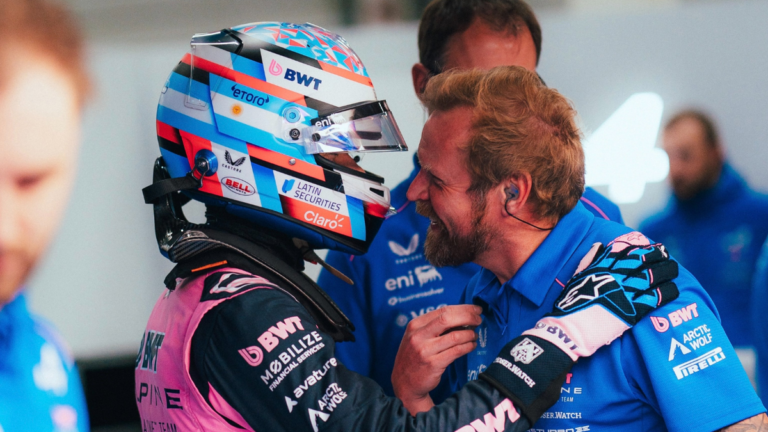 Franco Colapinto, piloto de Fórmula 1 del equipo Alpine, en el circuito de Silverstone.
