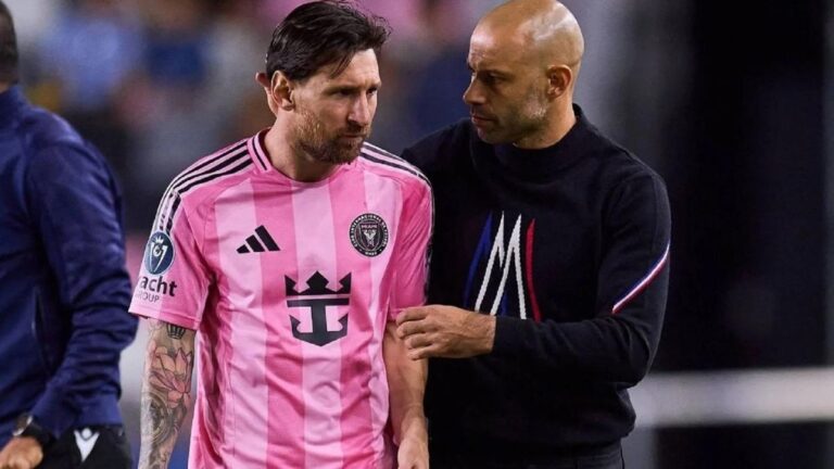 Javier Mascherano, entrenador de Inter Miami, durante un partido de la MLS.