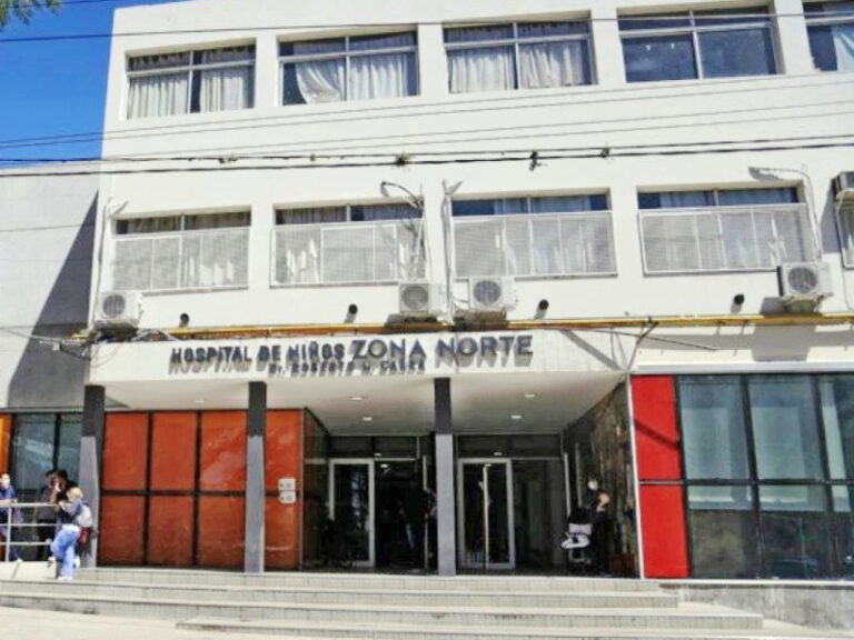 Hospital de Niños Zona Norte de Rosario, donde fue internado el menor.