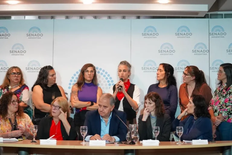 Senado de la Nación Argentina, sede del debate sobre el proyecto de ley de falsas denuncias