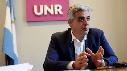 Franco Bartolacci, rector de la Universidad Nacional de Rosario