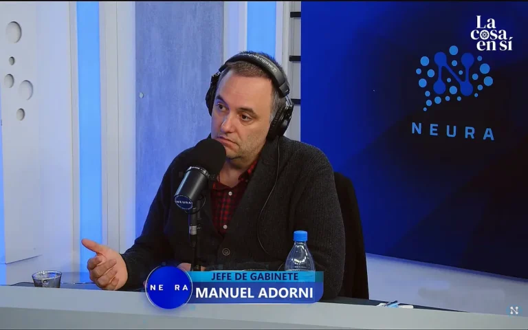 Manuel Adorni en entrevista con Alejandro Fantino