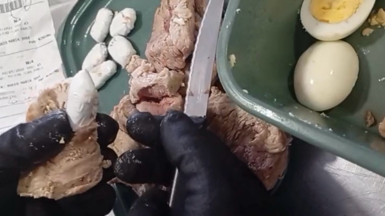 Vista de la cárcel de Las Flores en Santa Fe, donde se detectó cocaína escondida en bifes de carne