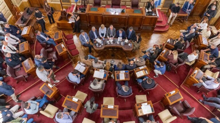 Lisandro Enrico en el Senado de Santa Fe